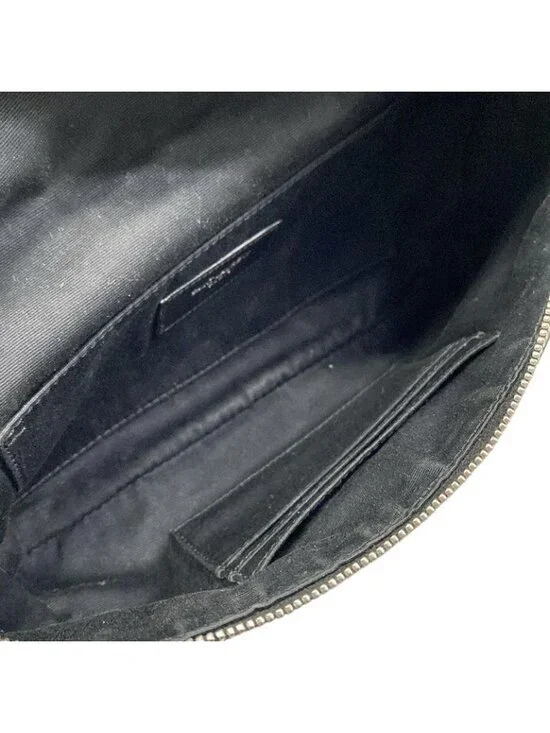 Saint Laurent Paris Waist Pouch Black Leather - Picture 7 of 15
